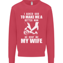 Husband & Wife Wedding Anniversary God Mens Sweatshirt Jumper Heliconia