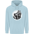 Husband and Wife Biker Motorcycle Motorbike Childrens Kids Hoodie Light Blue