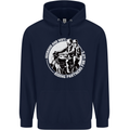 Husband and Wife Biker Motorcycle Motorbike Childrens Kids Hoodie Navy Blue