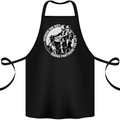 Husband and Wife Biker Motorcycle Motorbike Cotton Apron 100% Organic Black