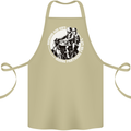 Husband and Wife Biker Motorcycle Motorbike Cotton Apron 100% Organic Khaki