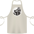 Husband and Wife Biker Motorcycle Motorbike Cotton Apron 100% Organic Natural