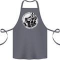 Husband and Wife Biker Motorcycle Motorbike Cotton Apron 100% Organic Steel