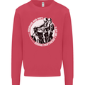 Husband and Wife Biker Motorcycle Motorbike Kids Sweatshirt Jumper Heliconia