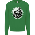 Husband and Wife Biker Motorcycle Motorbike Kids Sweatshirt Jumper Irish Green