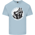 Husband and Wife Biker Motorcycle Motorbike Kids T-Shirt Childrens Light Blue