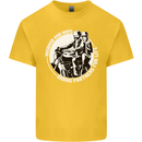 Husband and Wife Biker Motorcycle Motorbike Kids T-Shirt Childrens Yellow