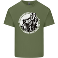 Husband and Wife Biker Motorcycle Motorbike Mens Cotton T-Shirt Tee Top Military Green