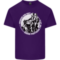 Husband and Wife Biker Motorcycle Motorbike Mens Cotton T-Shirt Tee Top Purple