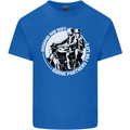 Husband and Wife Biker Motorcycle Motorbike Mens Cotton T-Shirt Tee Top Royal Blue