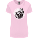 Husband and Wife Biker Motorcycle Motorbike Womens Wider Cut T-Shirt Light Pink