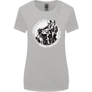 Husband and Wife Biker Motorcycle Motorbike Womens Wider Cut T-Shirt Sports Grey