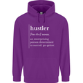 Hustler Definition Hustle Childrens Kids Hoodie Purple
