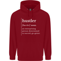 Hustler Definition Hustle Childrens Kids Hoodie Red
