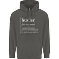 Hustler Definition Hustle Childrens Kids Hoodie Storm Grey