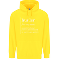 Hustler Definition Hustle Childrens Kids Hoodie Yellow