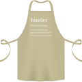 Hustler Definition Hustle Cotton Apron 100% Organic Khaki