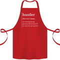 Hustler Definition Hustle Cotton Apron 100% Organic Red
