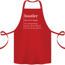 Hustler Definition Hustle Cotton Apron 100% Organic Red