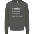 Hustler Definition Hustle Kids Sweatshirt Jumper Storm Grey