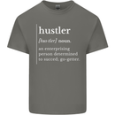 Hustler Definition Hustle Kids T-Shirt Childrens Charcoal