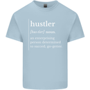 Hustler Definition Hustle Kids T-Shirt Childrens Light Blue