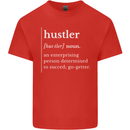 Hustler Definition Hustle Kids T-Shirt Childrens Red