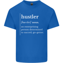 Hustler Definition Hustle Kids T-Shirt Childrens Royal Blue