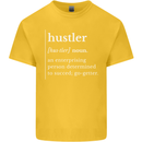 Hustler Definition Hustle Kids T-Shirt Childrens Yellow