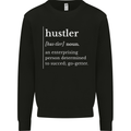 Hustler Definition Hustle Mens Sweatshirt Jumper Black