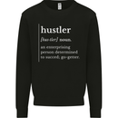 Hustler Definition Hustle Mens Sweatshirt Jumper Black