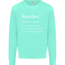 Hustler Definition Hustle Mens Sweatshirt Jumper Peppermint