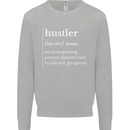 Hustler Definition Hustle Mens Sweatshirt Jumper Sports Grey