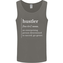 Hustler Definition Hustle Mens Vest Tank Top Charcoal