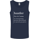 Hustler Definition Hustle Mens Vest Tank Top Navy Blue