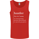 Hustler Definition Hustle Mens Vest Tank Top Red