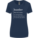 Hustler Definition Hustle Womens Wider Cut T-Shirt Navy Blue