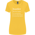 Hustler Definition Hustle Womens Wider Cut T-Shirt Yellow