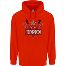 INGSOC George Orwell English Socialism 1994 Childrens Kids Hoodie Bright Red