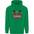 INGSOC George Orwell English Socialism 1994 Childrens Kids Hoodie Irish Green