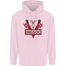 INGSOC George Orwell English Socialism 1994 Childrens Kids Hoodie Light Pink