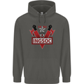 INGSOC George Orwell English Socialism 1994 Childrens Kids Hoodie Storm Grey