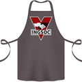 INGSOC George Orwell English Socialism 1994 Cotton Apron 100% Organic Dark Grey