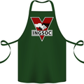 INGSOC George Orwell English Socialism 1994 Cotton Apron 100% Organic Forest Green
