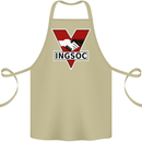INGSOC George Orwell English Socialism 1994 Cotton Apron 100% Organic Khaki
