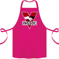 INGSOC George Orwell English Socialism 1994 Cotton Apron 100% Organic Pink