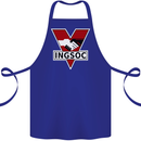 INGSOC George Orwell English Socialism 1994 Cotton Apron 100% Organic Royal Blue