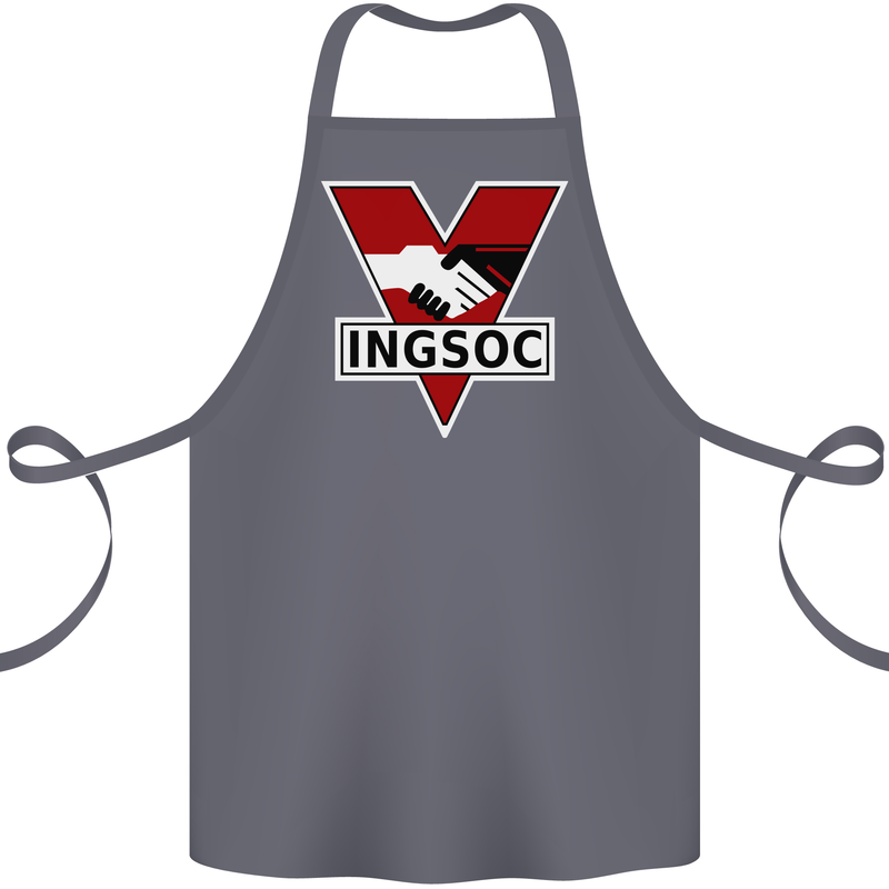 INGSOC George Orwell English Socialism 1994 Cotton Apron 100% Organic Steel