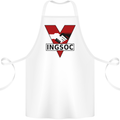 INGSOC George Orwell English Socialism 1994 Cotton Apron 100% Organic White