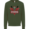 INGSOC George Orwell English Socialism 1994 Kids Sweatshirt Jumper Forest Green